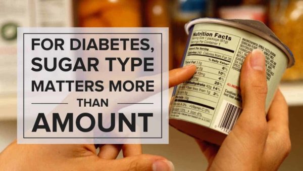 For Diabetes, Sugar Type Matters More Than Amount