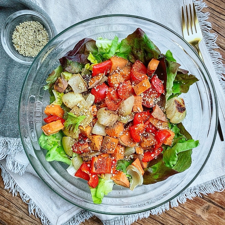 Roasted Red Pepper Potato Bowl Mastering Diabetes 0845