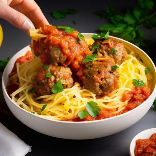 No Meatballs with Spaghetti Squash and Sauce | Mastering Diabetes